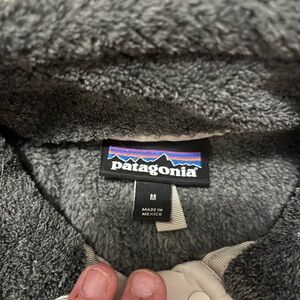 Patagonia Charcoal Fleece Jacket
